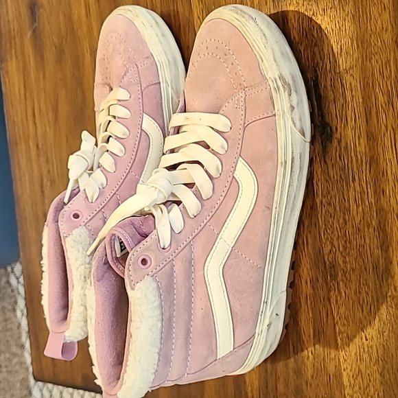 Vans Shoes - Vans Women's Sk8-Hi MTE Suede Sherpa Lilas Sneaker Boot Winter/Fall  Size 11